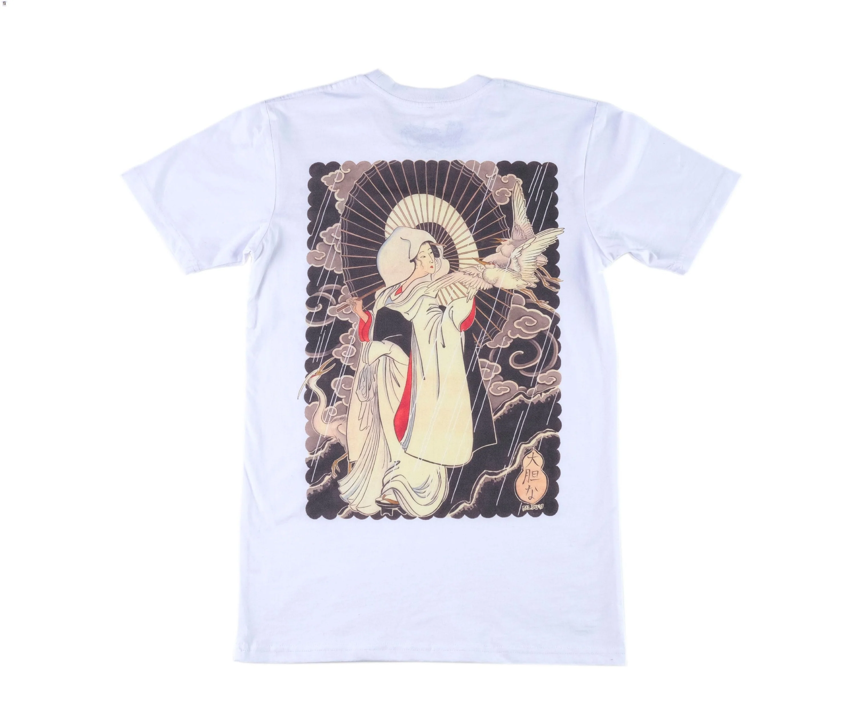Baldo Heron Maiden T-Shirt - White - Image 2