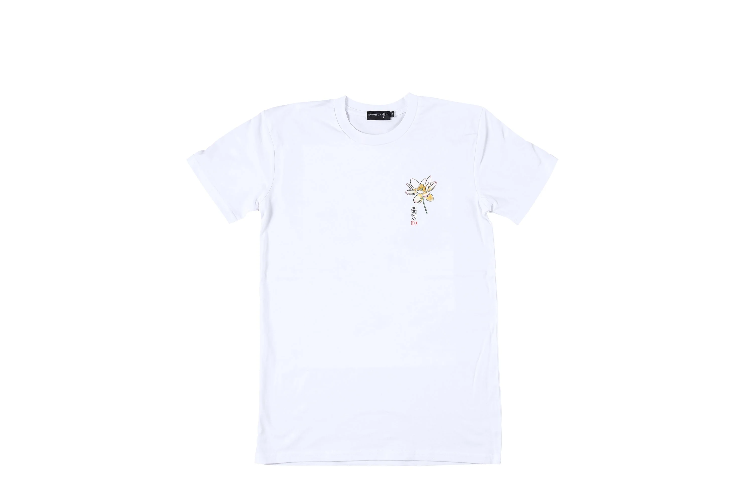 Baldo Lotus T-Shirt - White - Image 3