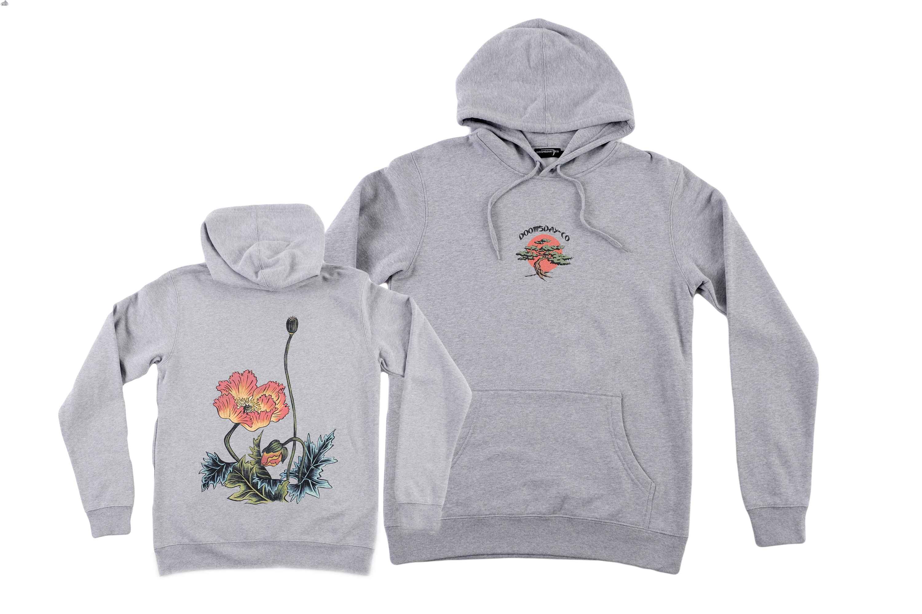 Baldo Red Hoodie - Grey