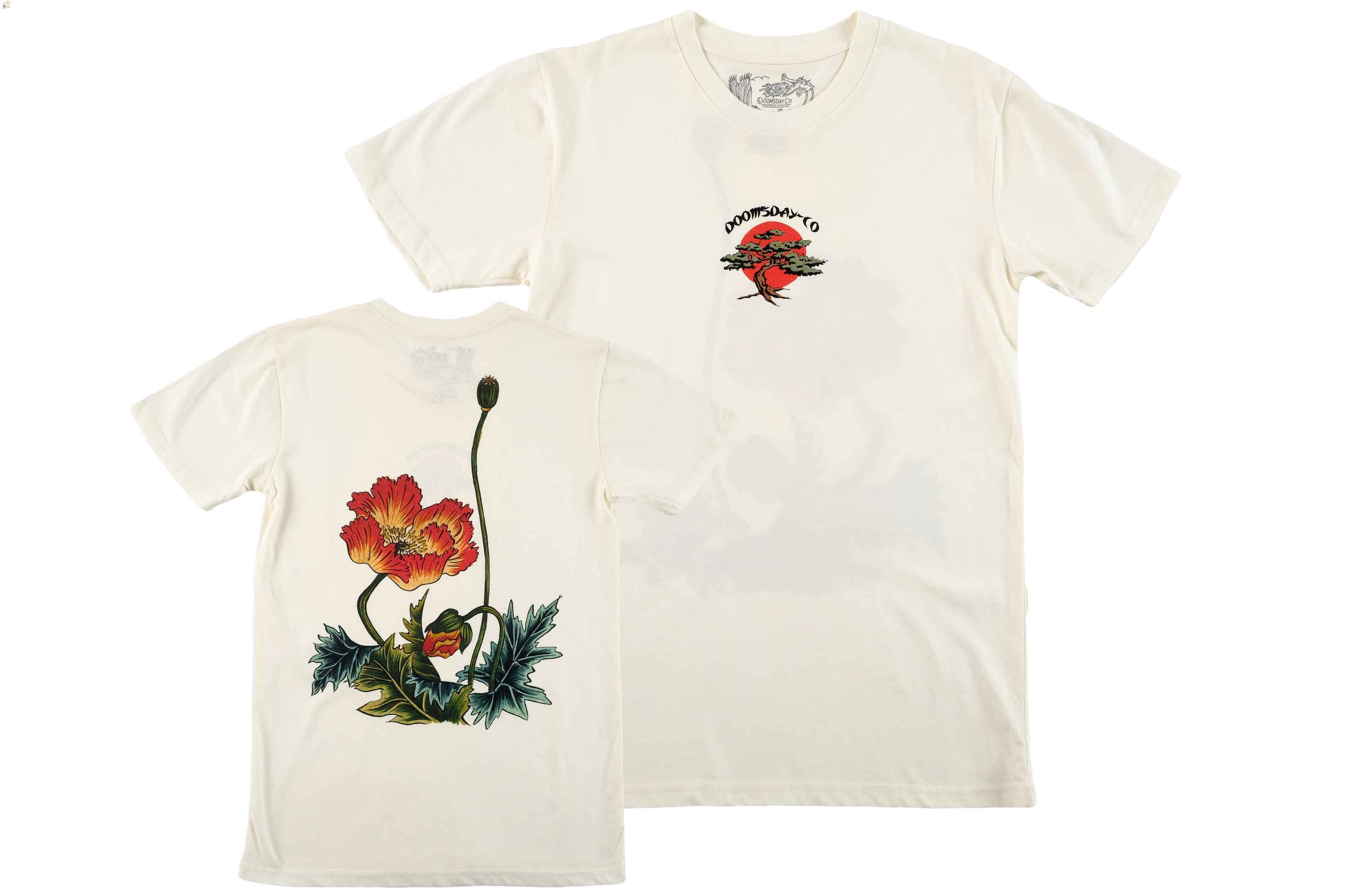 Baldo Red Off T-shirt - White - Image 3