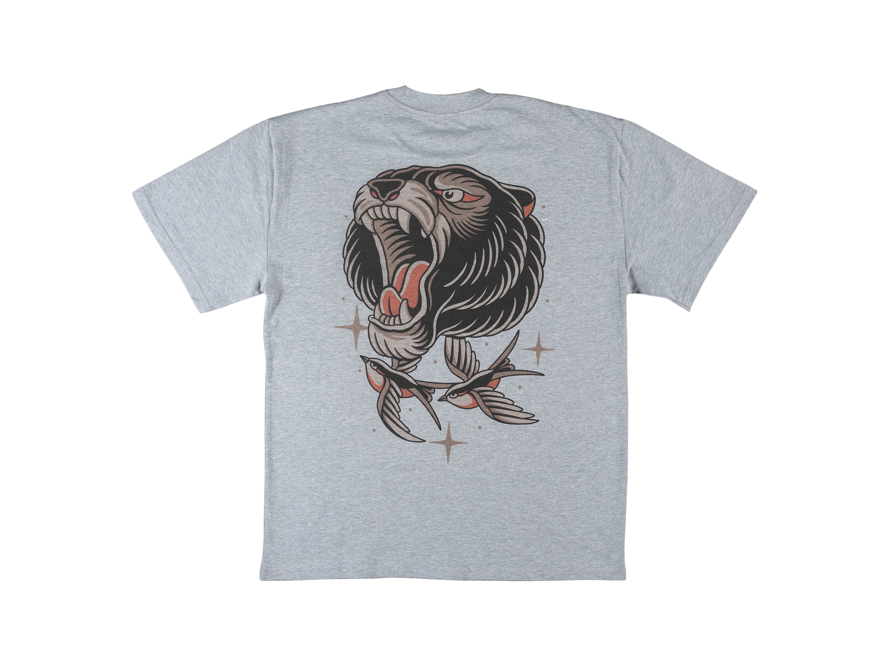 Bear Heavy T-shirt - Grey - Image 5