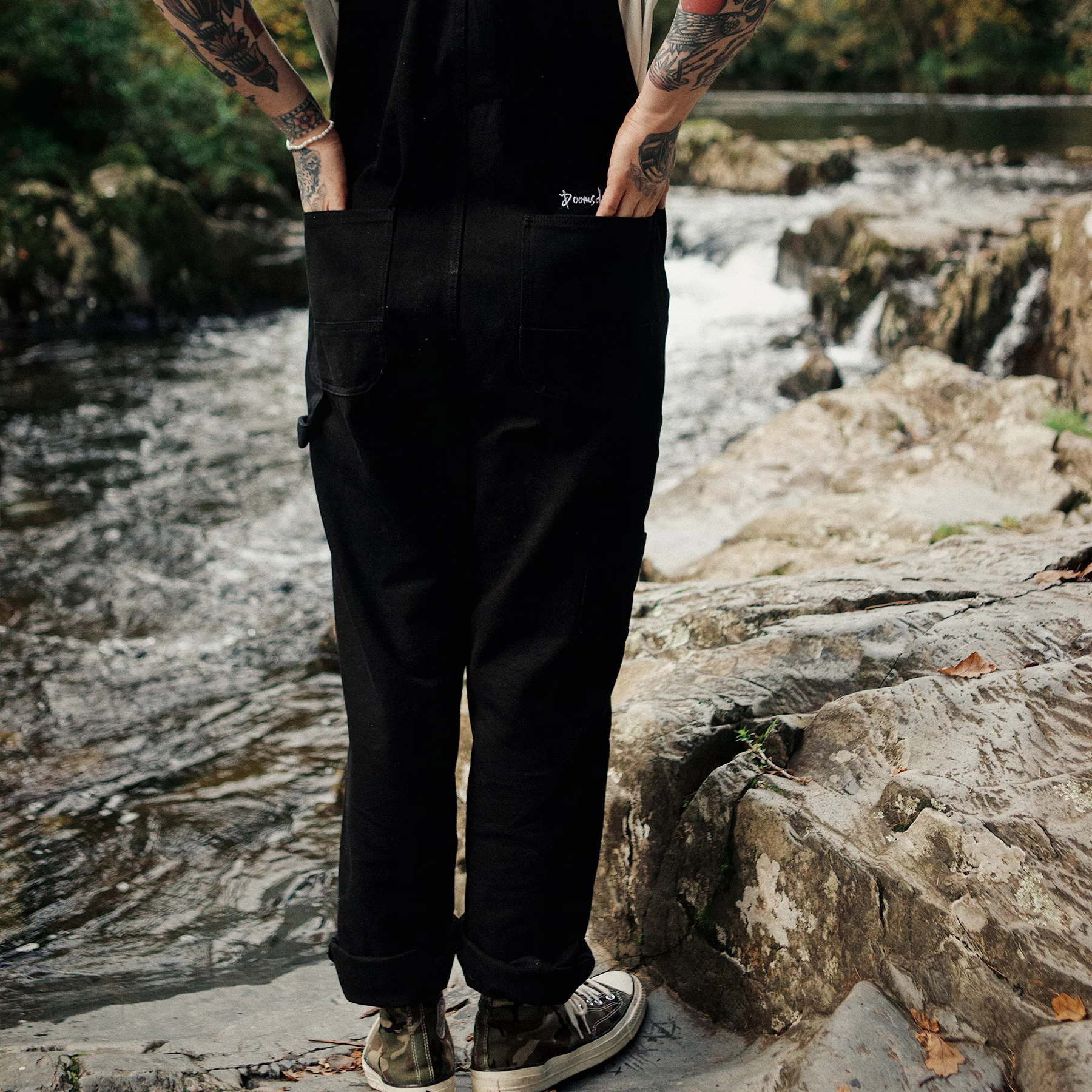 Black Dungarees - Image 8