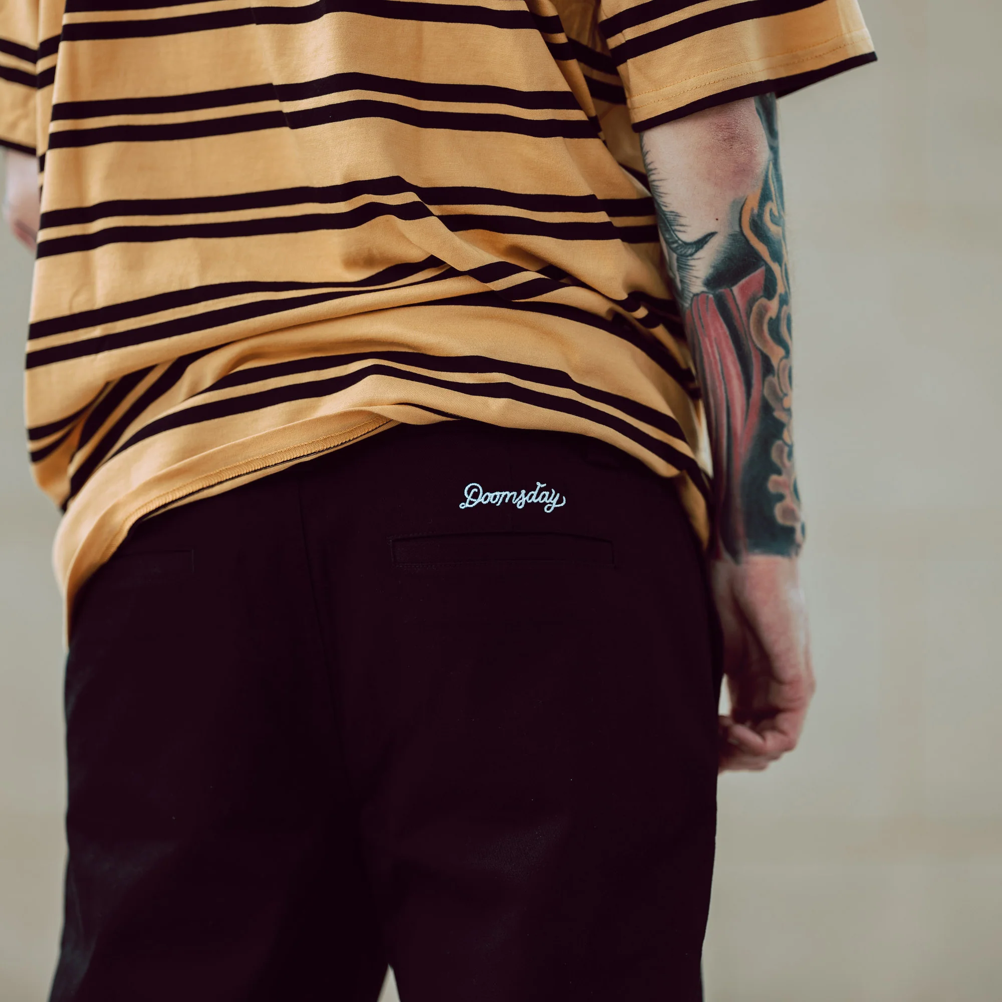 Snake Black Work Trousers - Image 7
