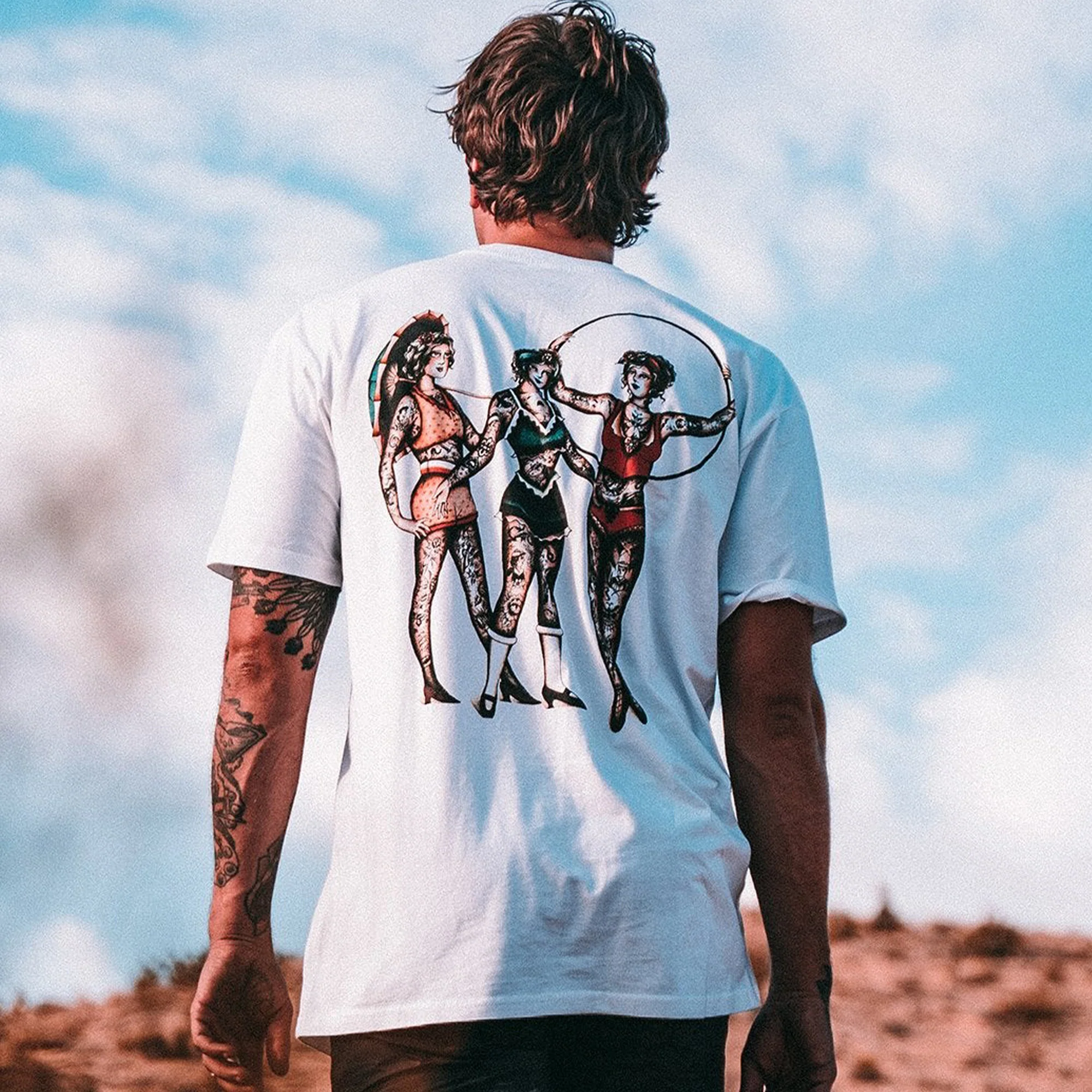 Tattooed Circus Ladies T-Shirt - Image 3