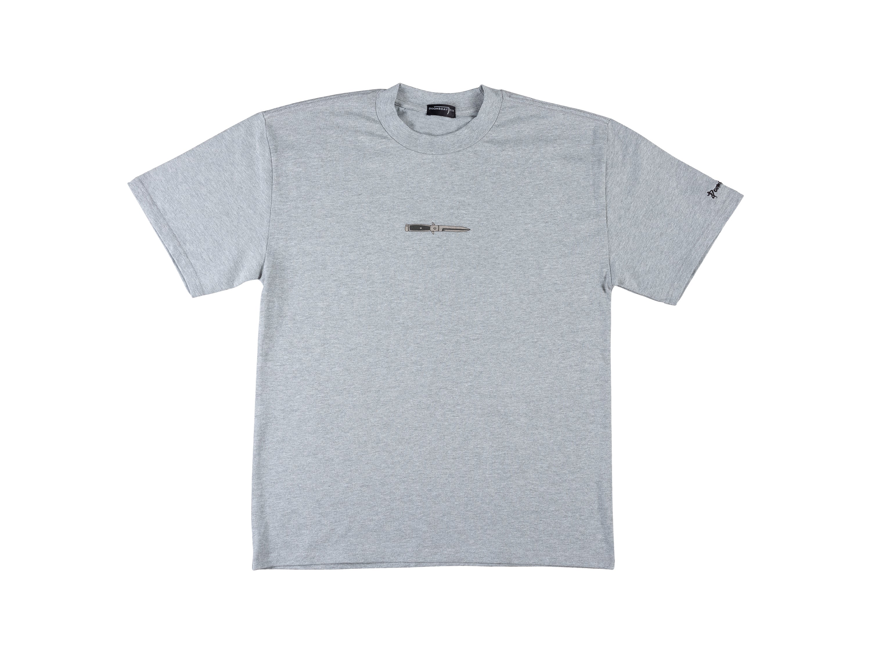 Dagger & rose Heavy T-shirt - Grey - Image 5