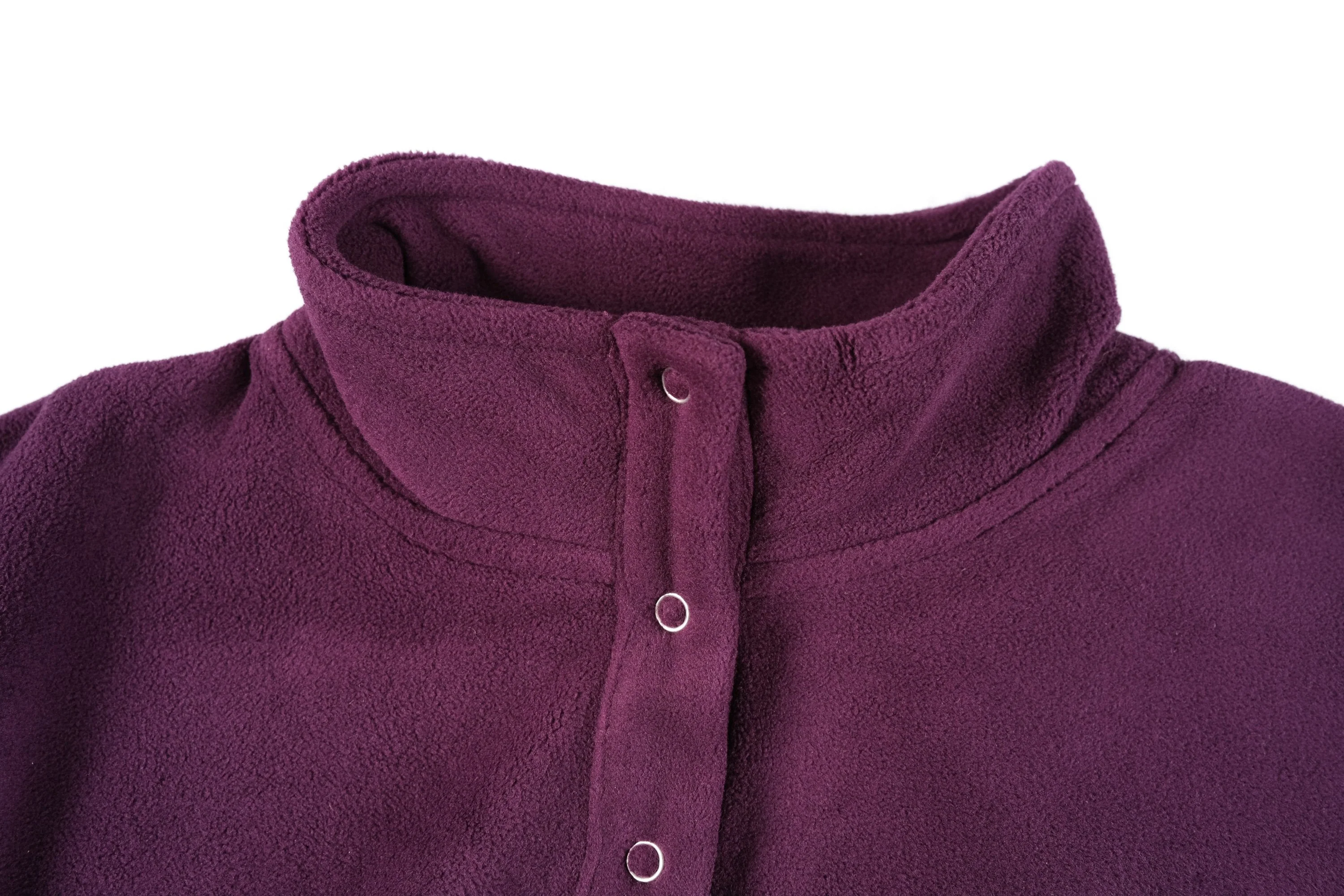 David Devil Burgundy Cropped Fleece - Image 3
