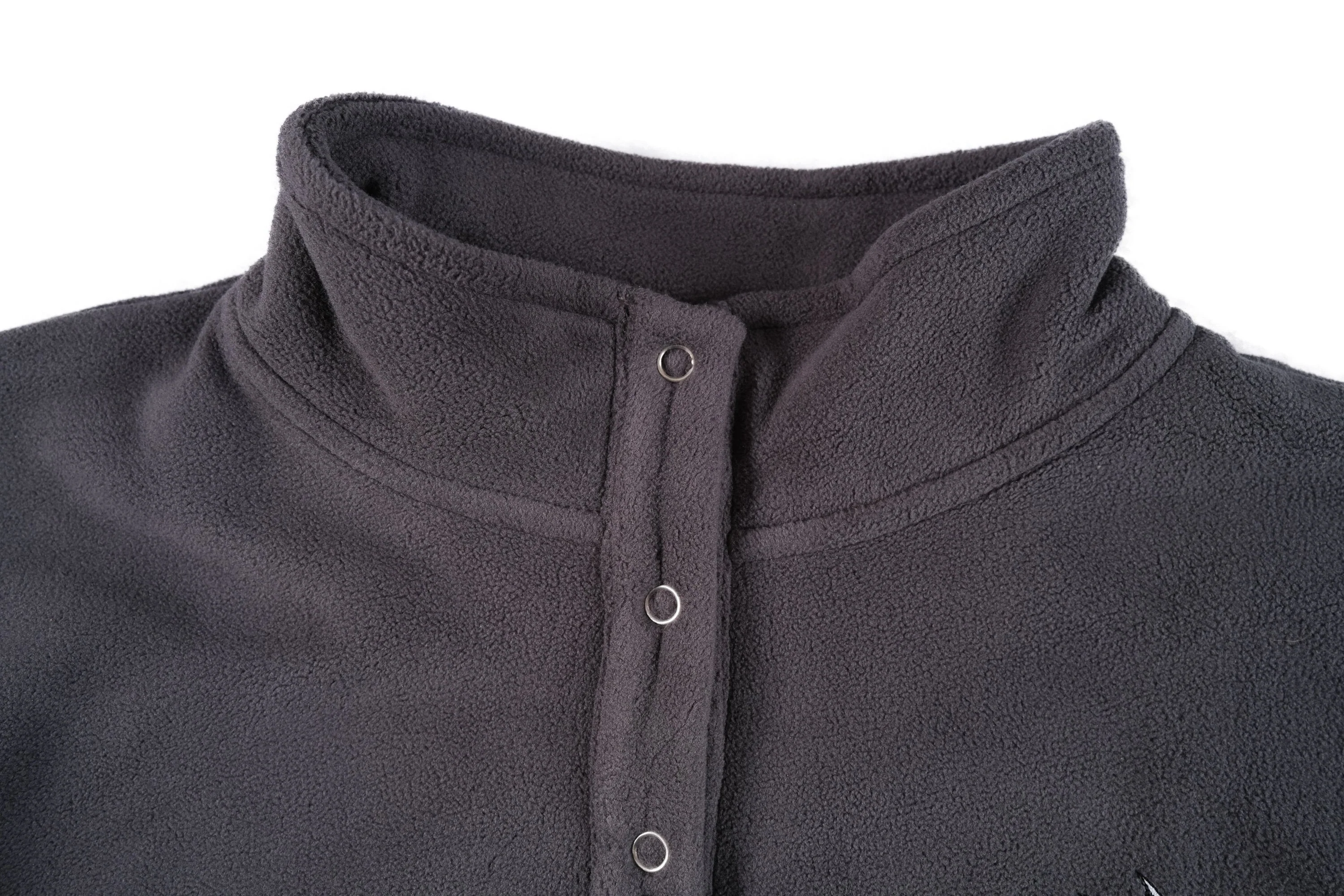 David Devil Charcoal Cropped Fleece - Image 4