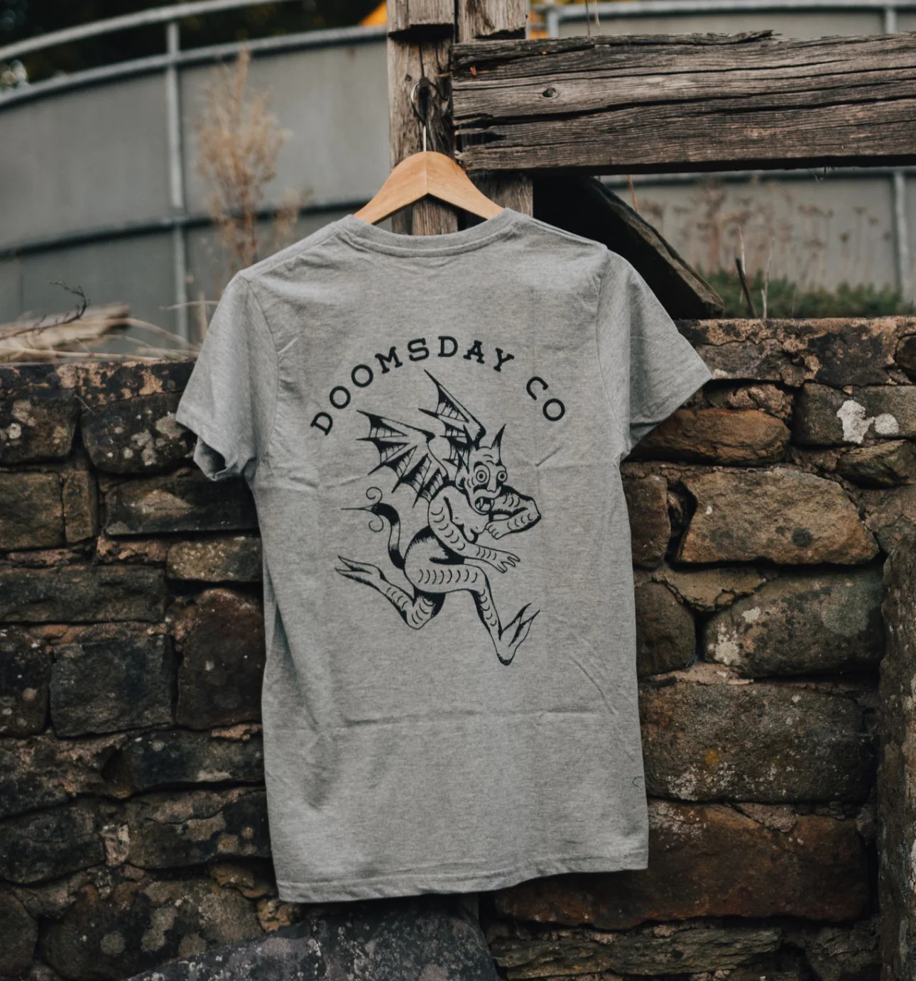 DAVID DEVIL TEE GREY - Image 5