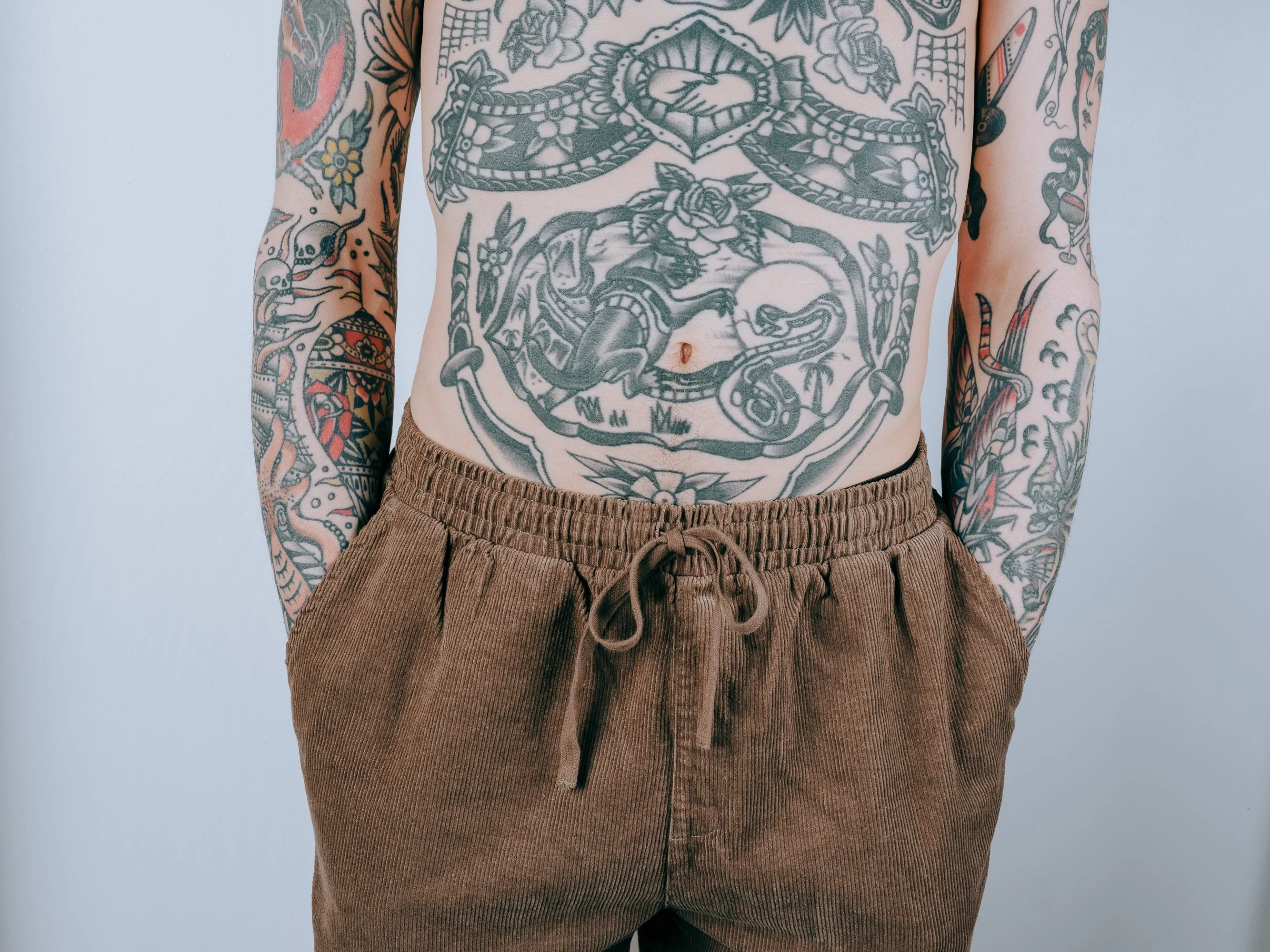 Doomsday Corduroy Shorts - Brown - Image 4