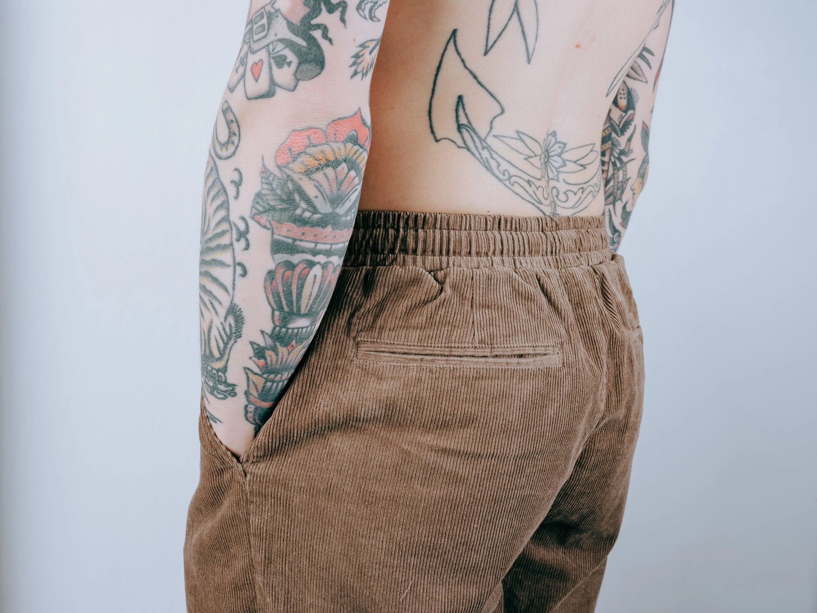Doomsday Corduroy Shorts - Brown - Image 6