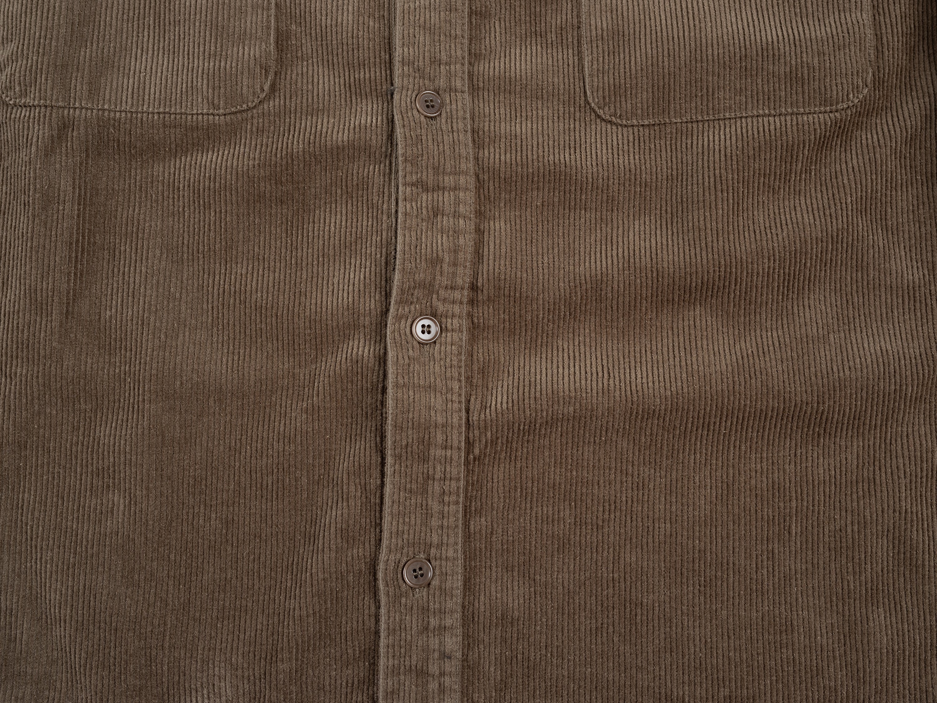 Essential Corduroy Shirt - Army Green - Image 11