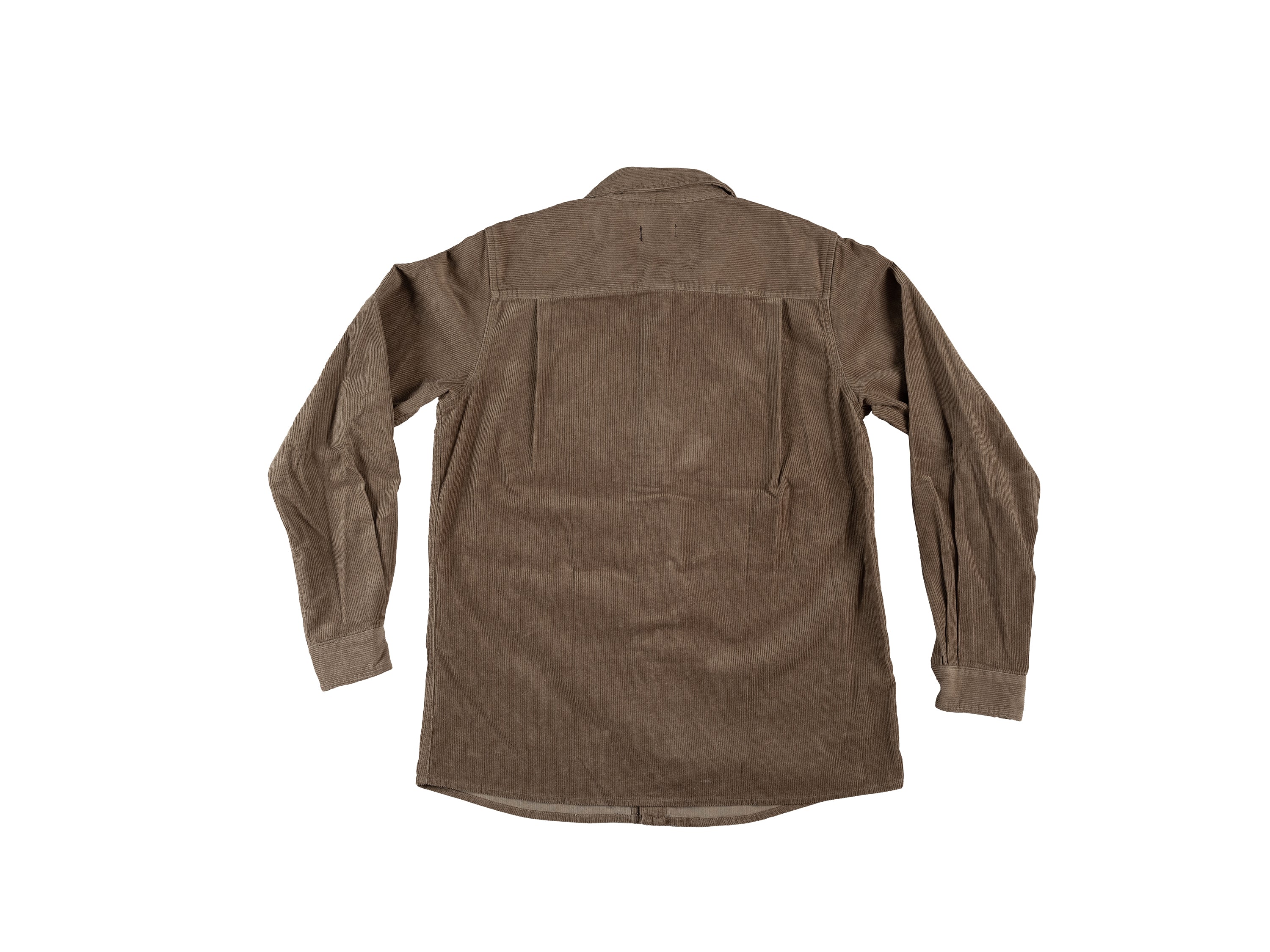 Essential Corduroy Shirt - Army Green - Image 12