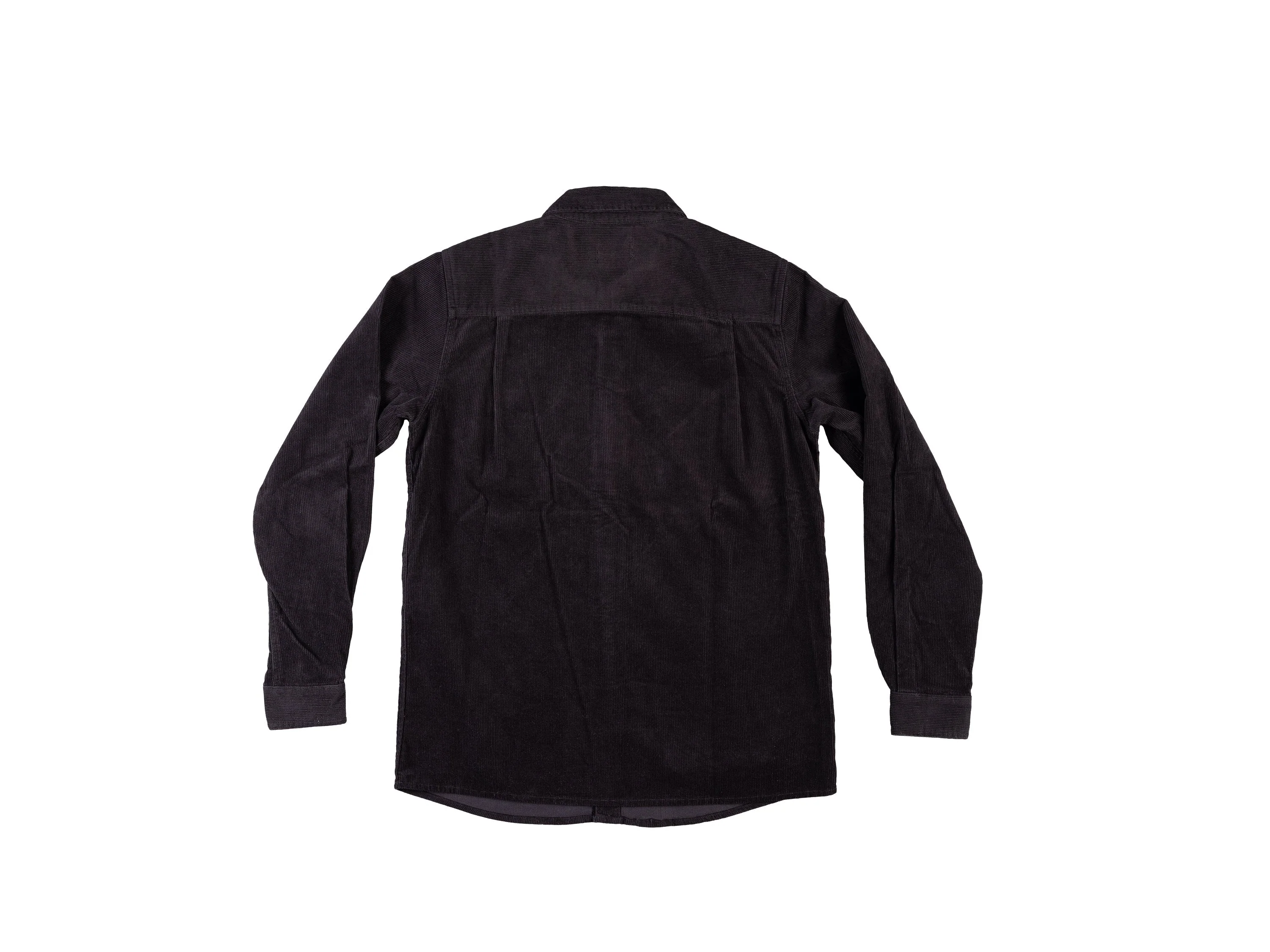 Essential Corduroy Shirt - Black - Image 12