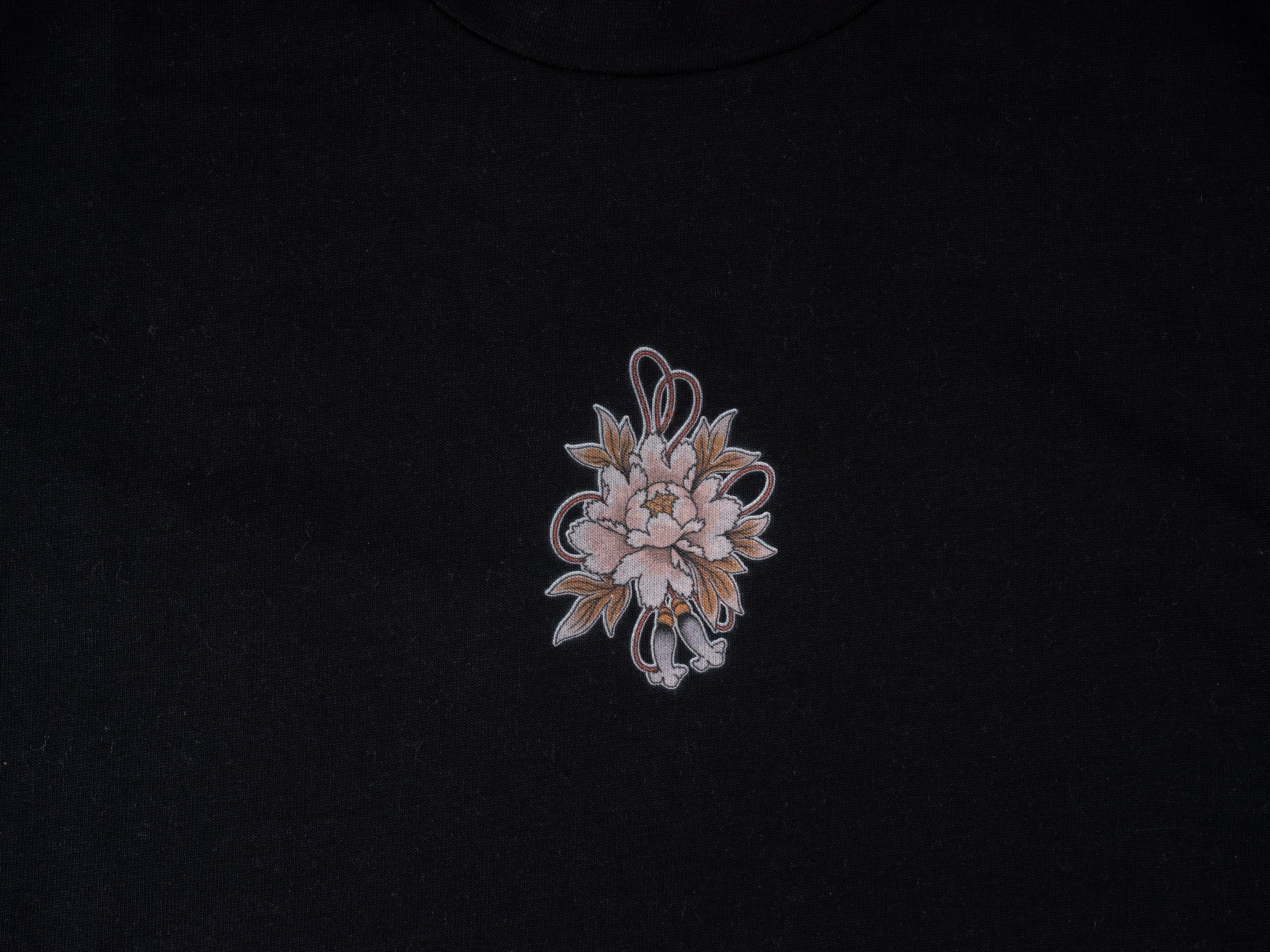 Kaeru Ramen Heavy T-shirt - Black - Image 3