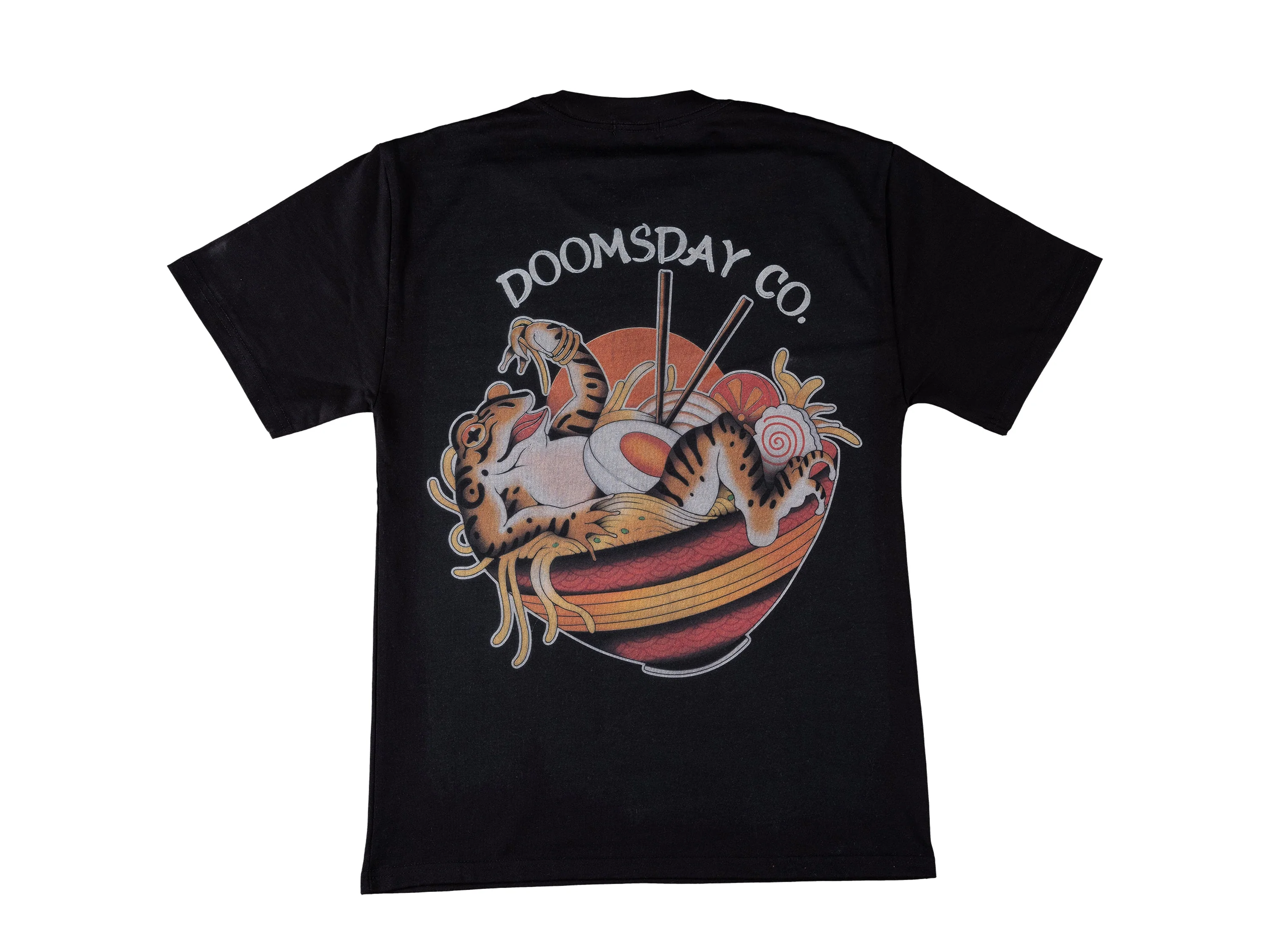 Kaeru Ramen Heavy T-shirt - Black - Image 6