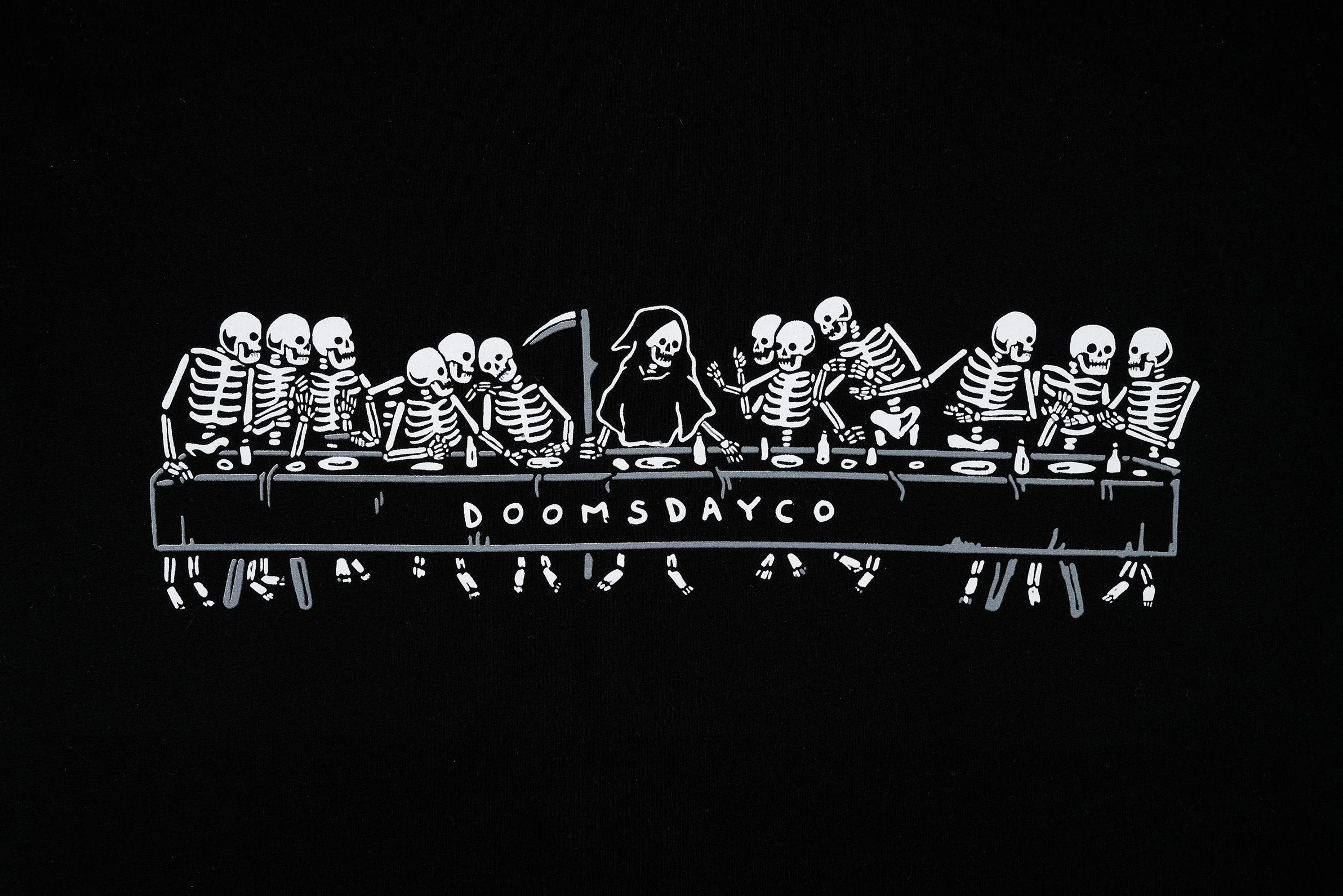 Last Supper Black T-Shirt - Image 2