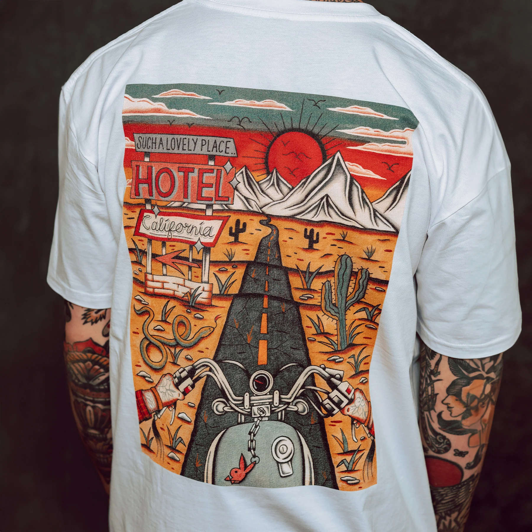 Motorbike White T-shirt - Image 4