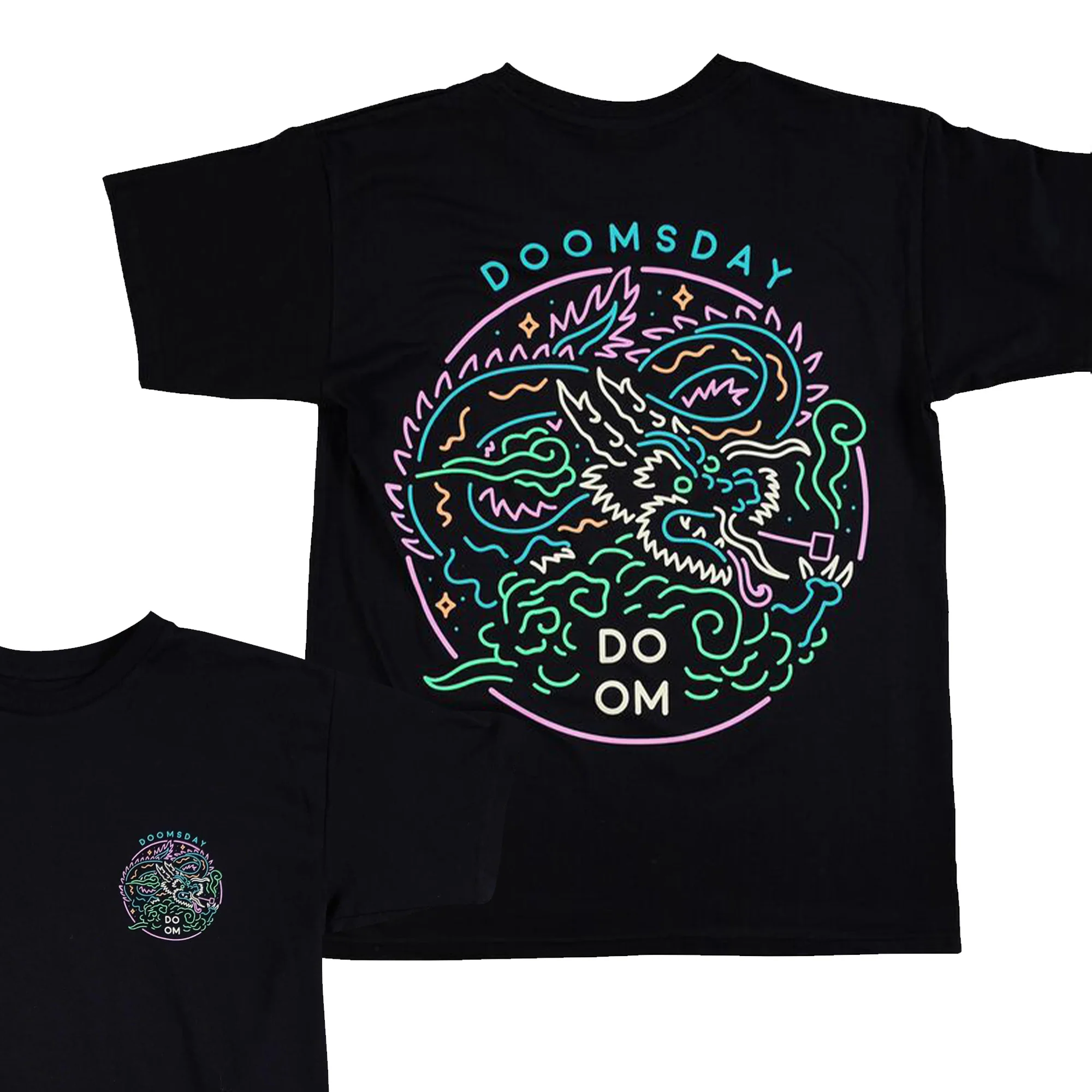 Neon Dragon T-Shirt - Image 2