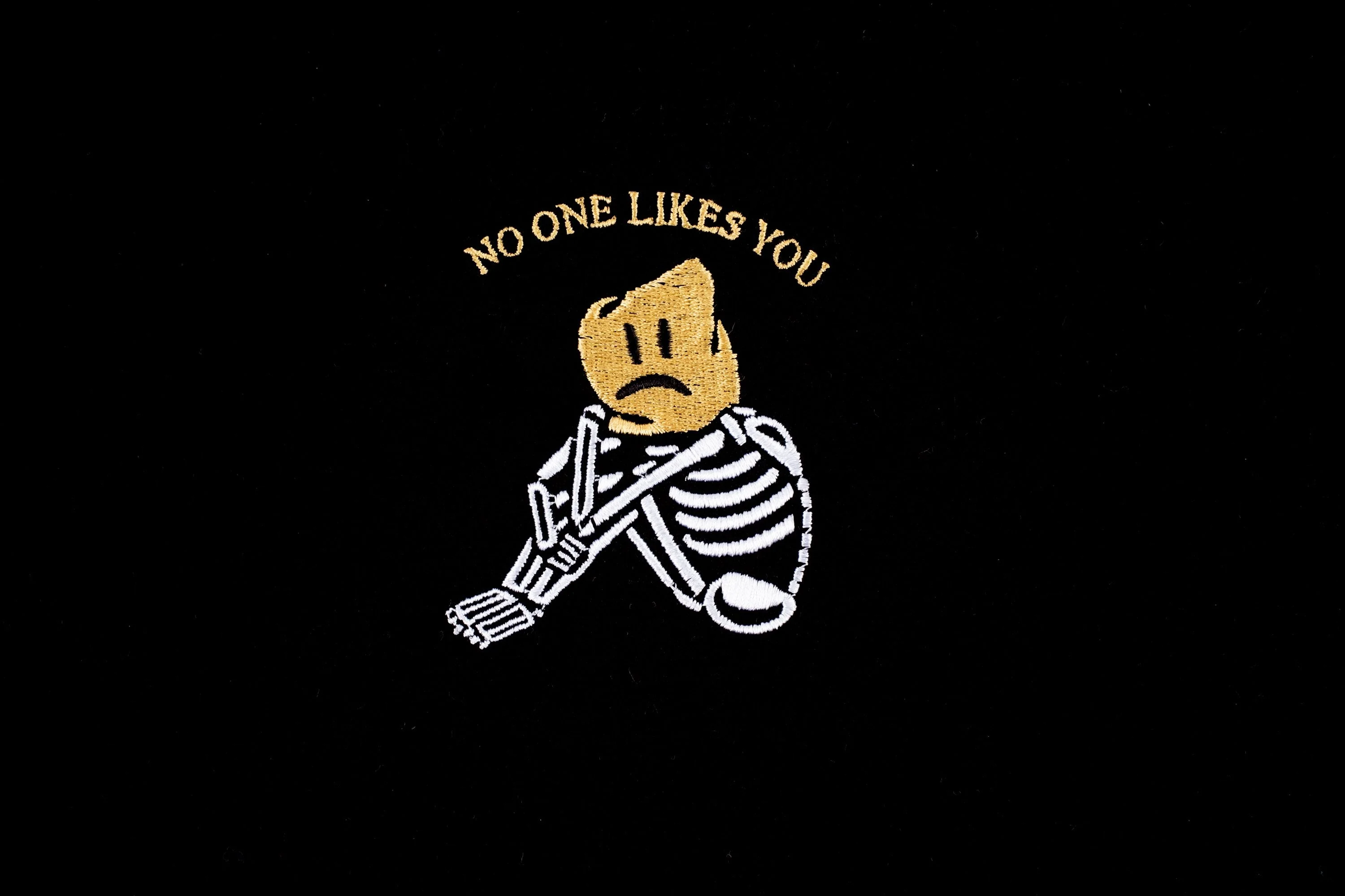 No One Likes You Black T-shirt - Image 4