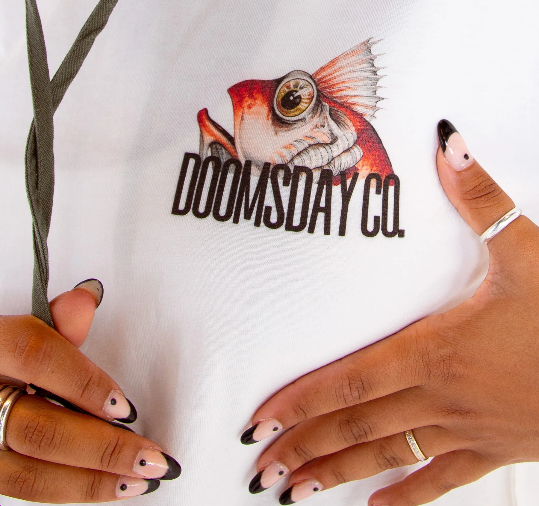 Pain1666 Fish Off White T-shirt - Image 3