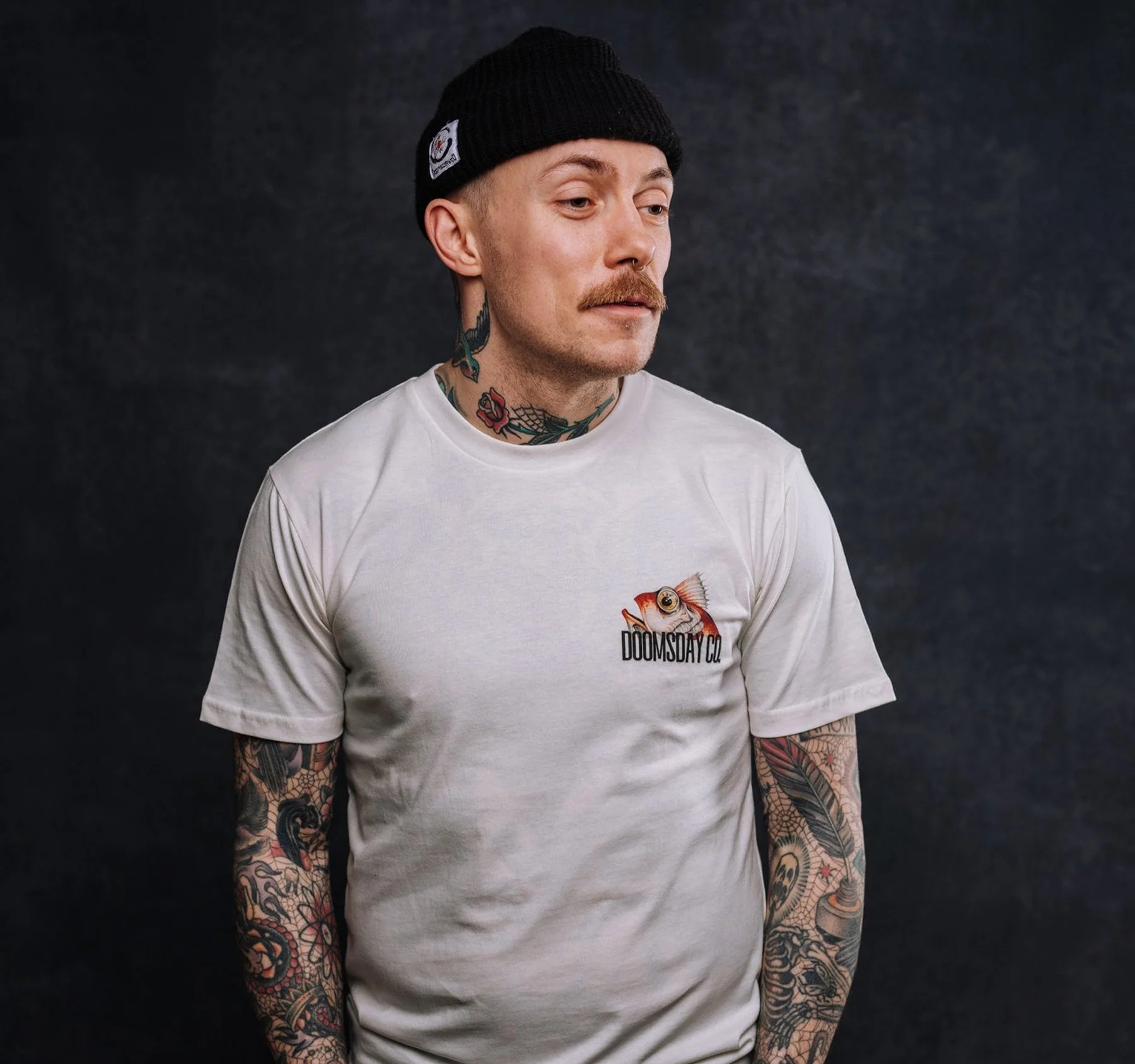 Pain1666 Fish Off White T-shirt - Image 5