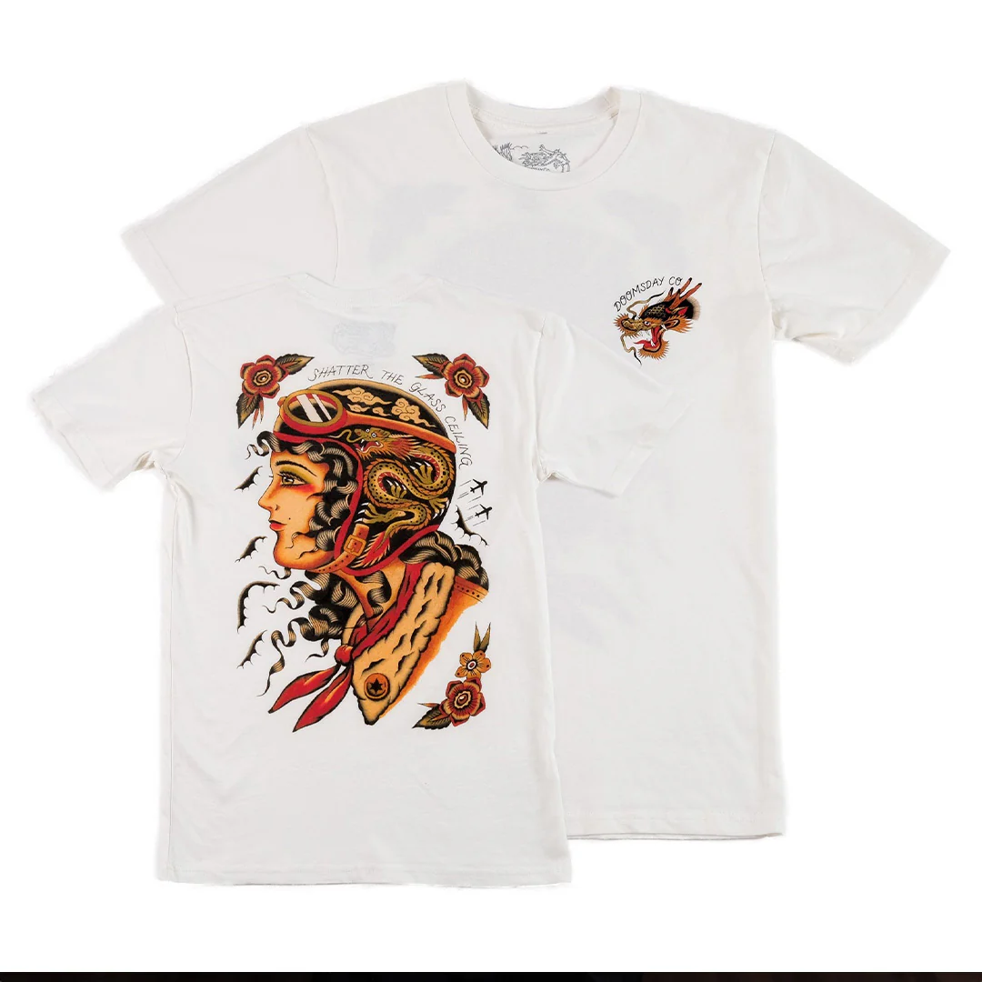 Shatter the Glass Ceiling Off White T-shirt - Image 3