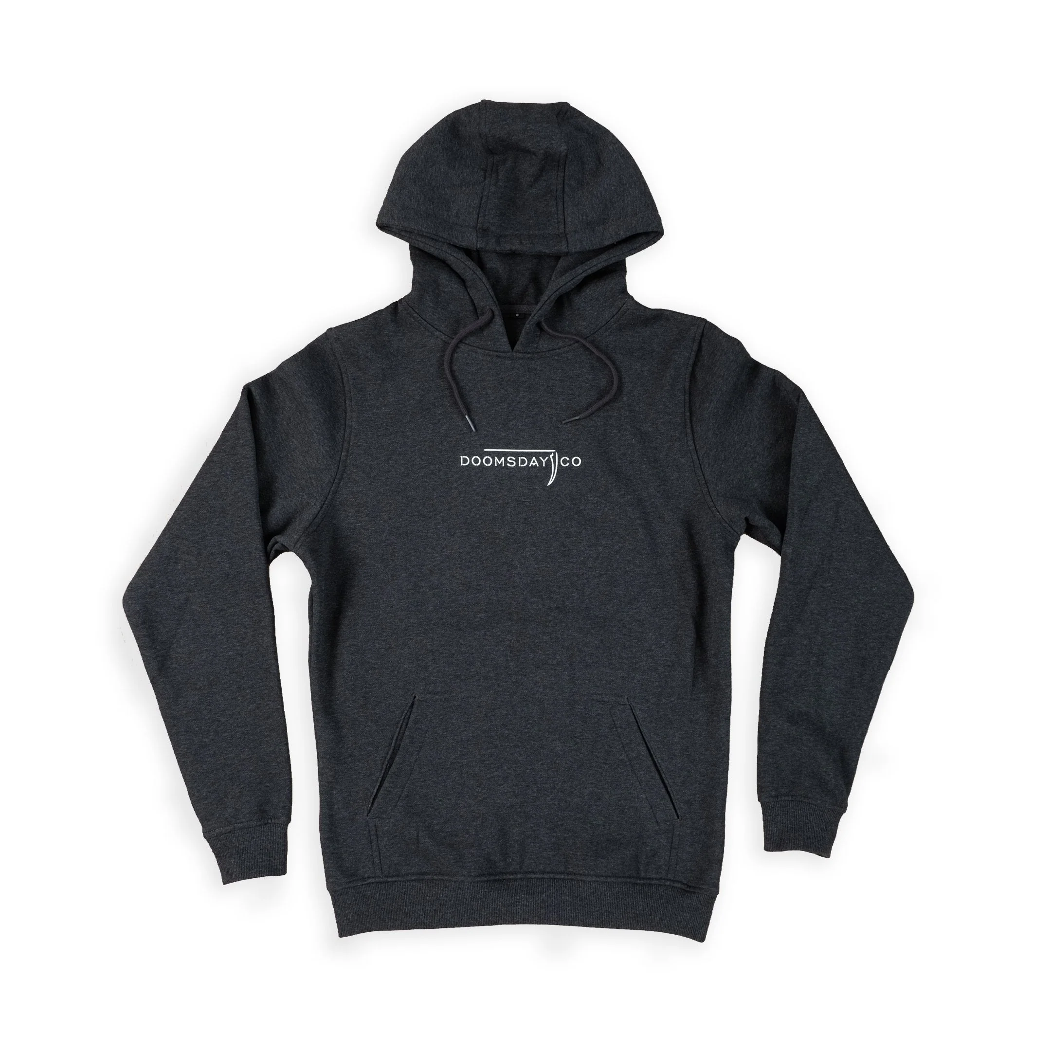 Skele-Moon Charcoal Hoodie - Image 4