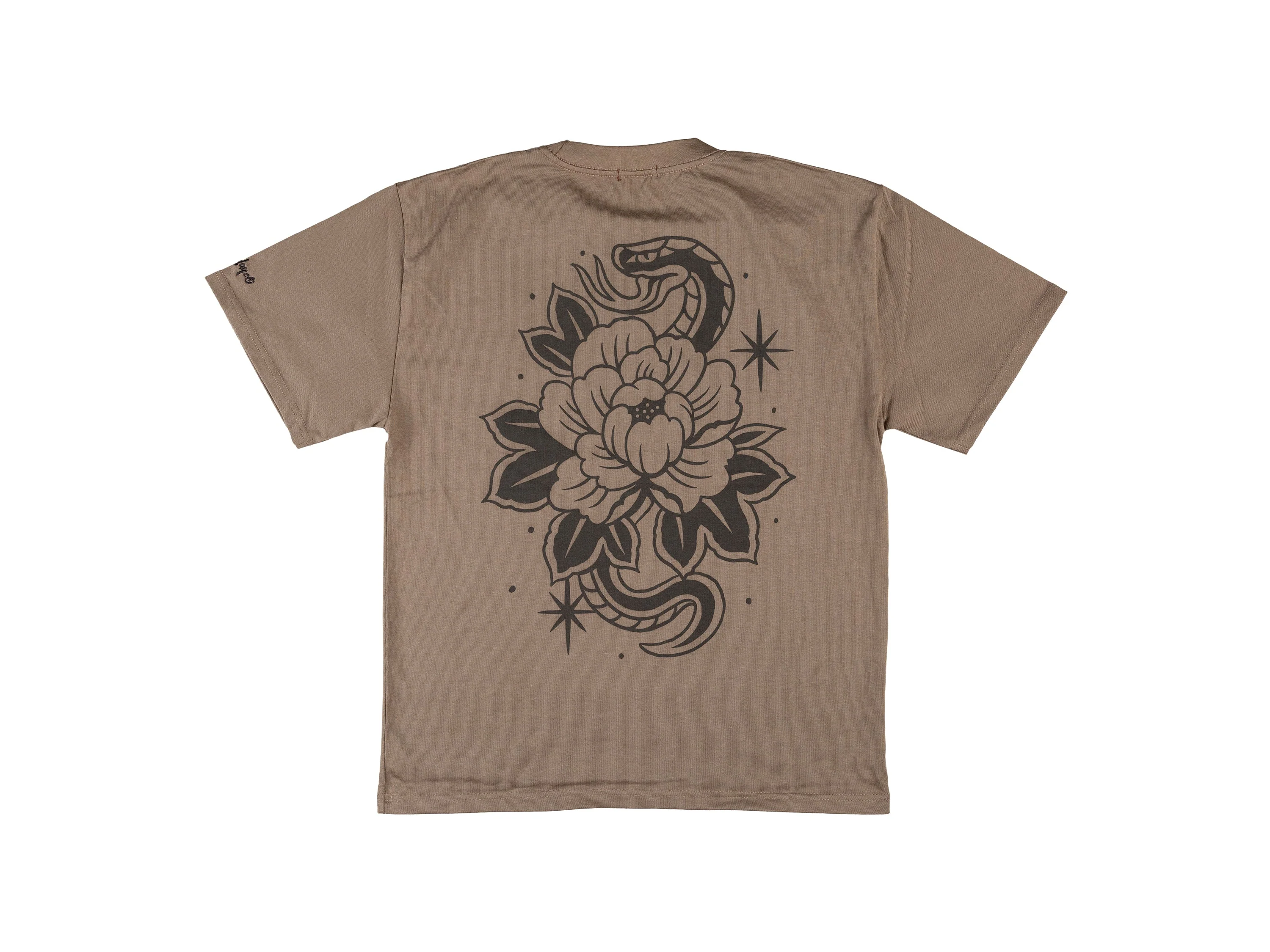 Snake Heavy T-shirt - Brown - Image 8