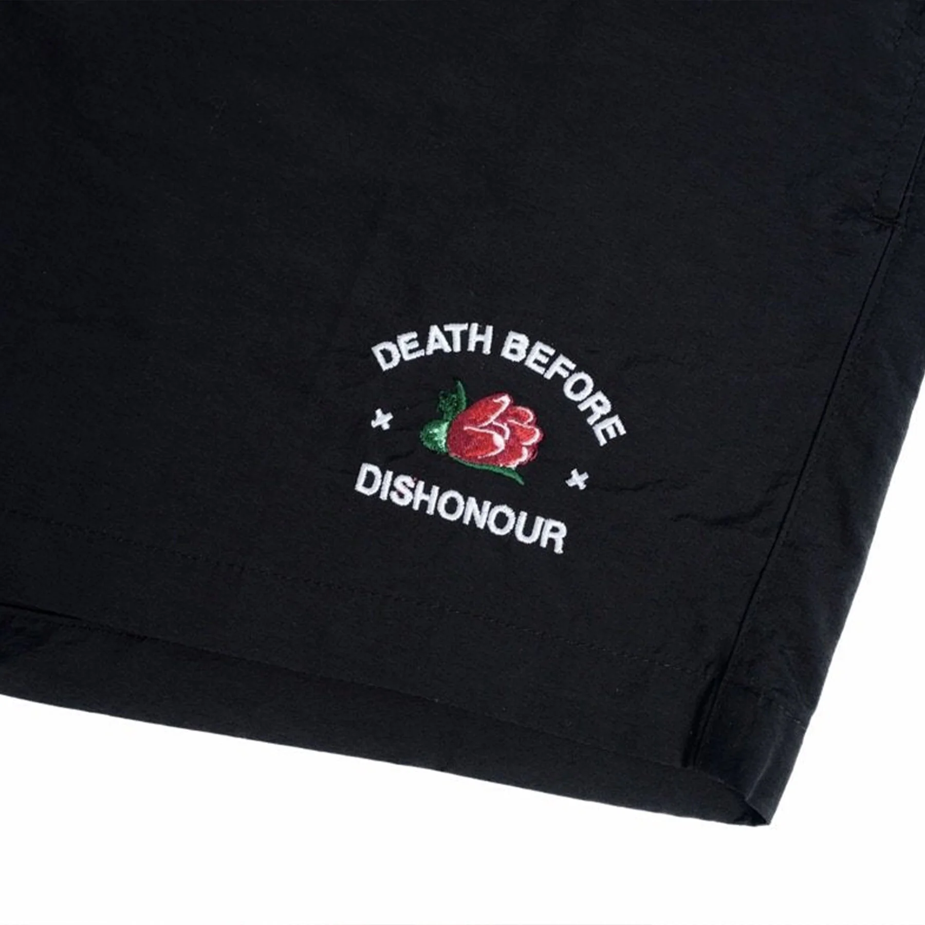 Rose Black Swim Shorts - Image 3