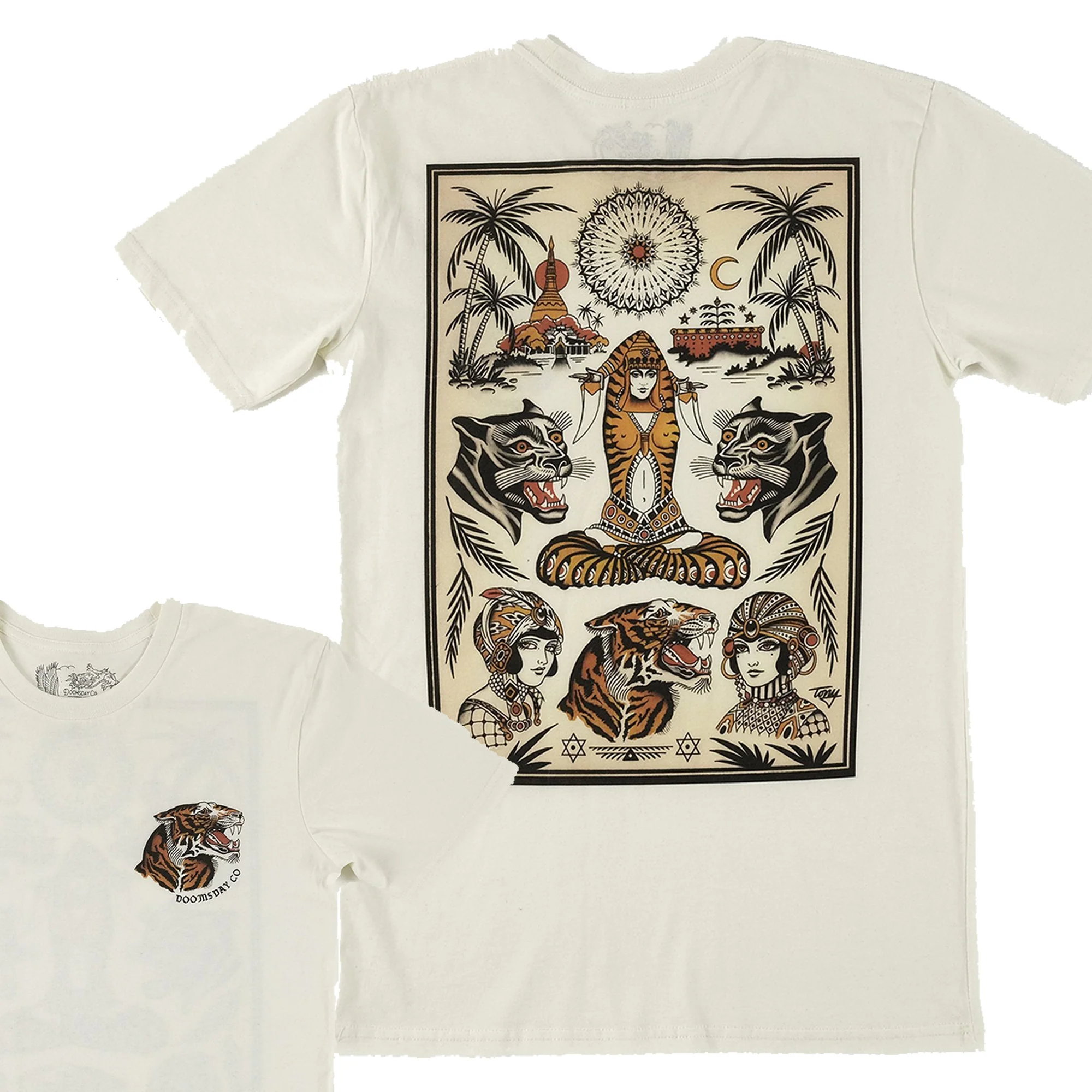 Tony Blue Arms Flash T-shirt - Image 3
