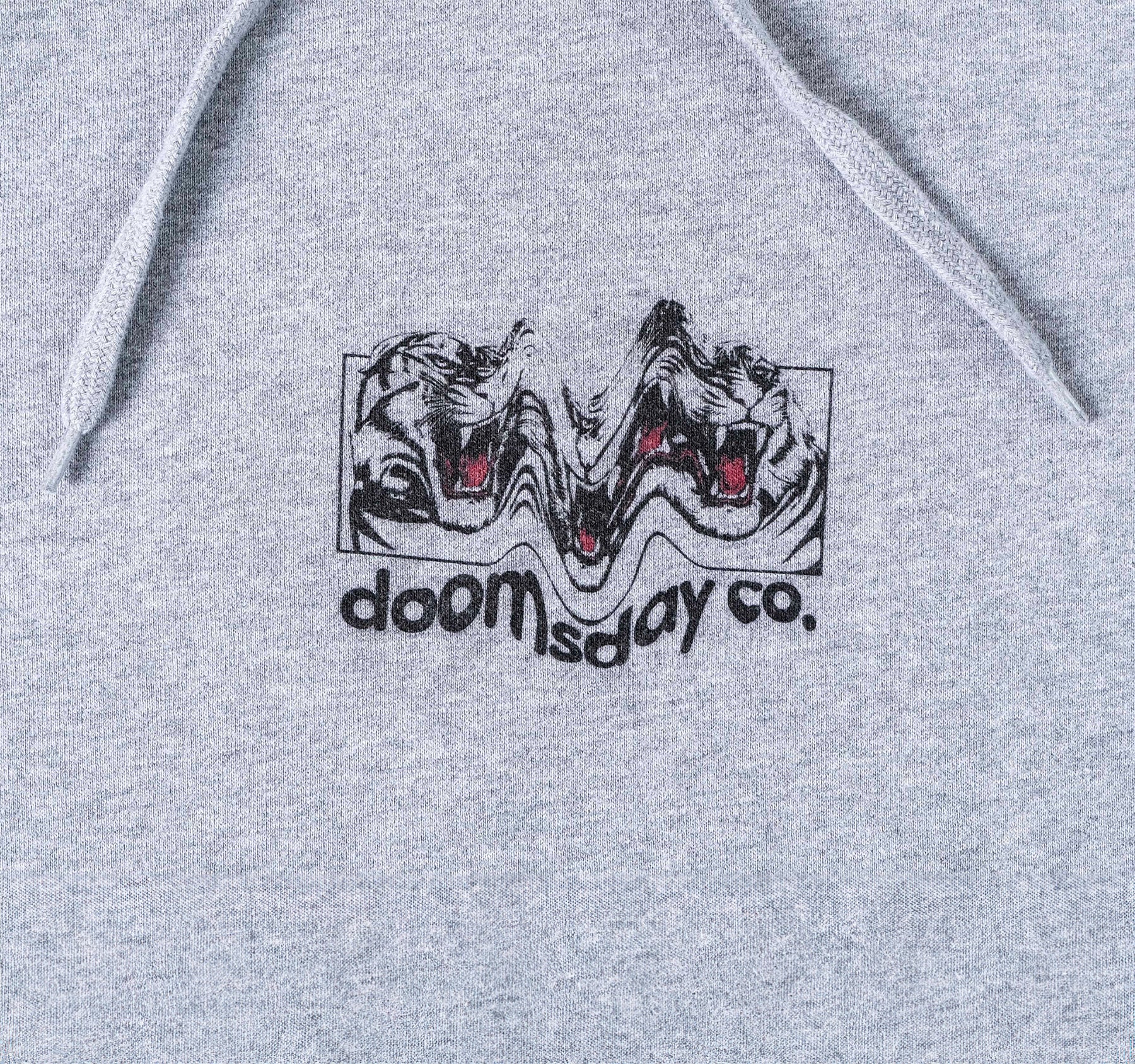 Trippy Tiger Hoodie - Grey - Image 5