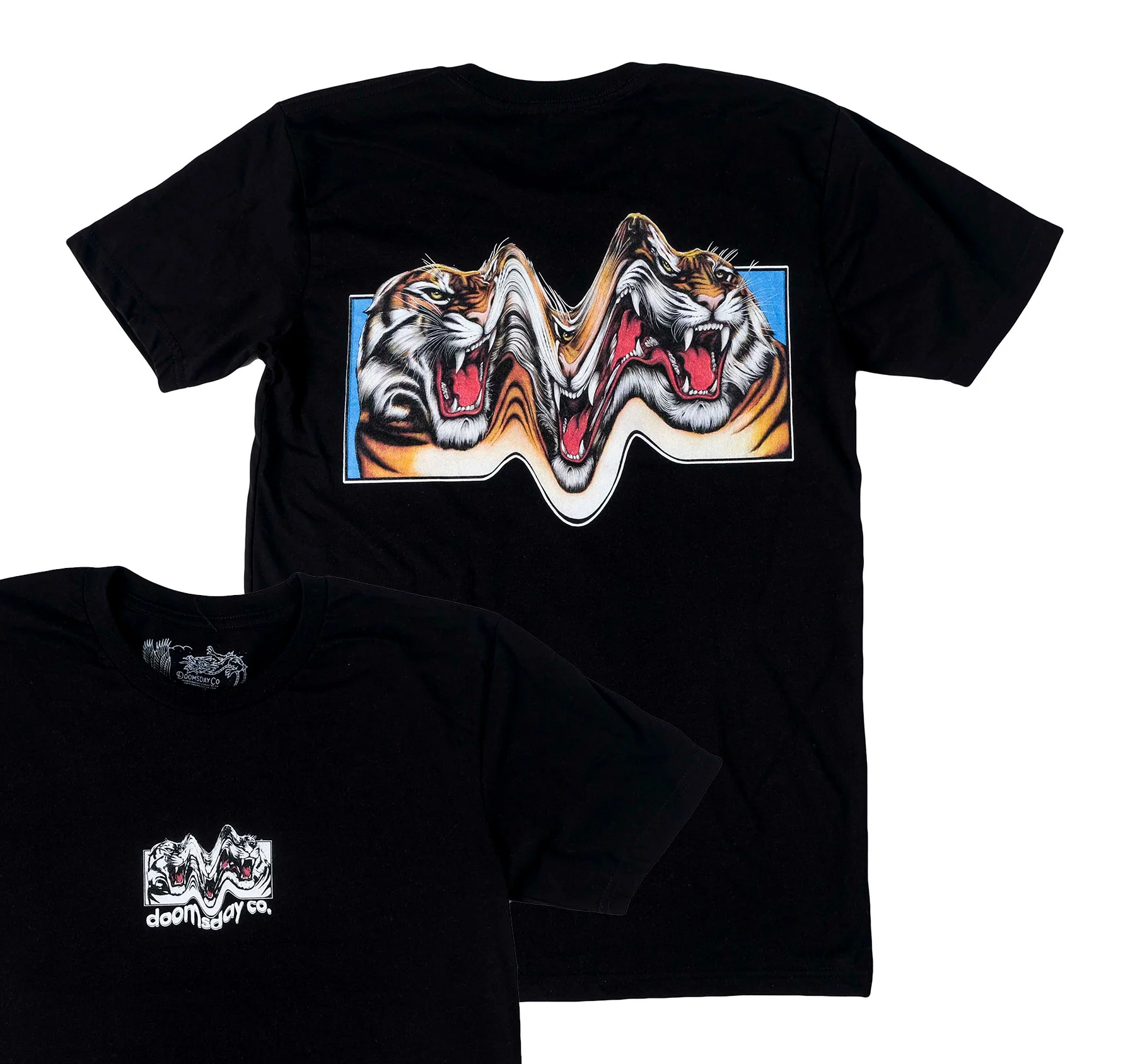 Trippy Tiger T-shirt - Black - Image 3