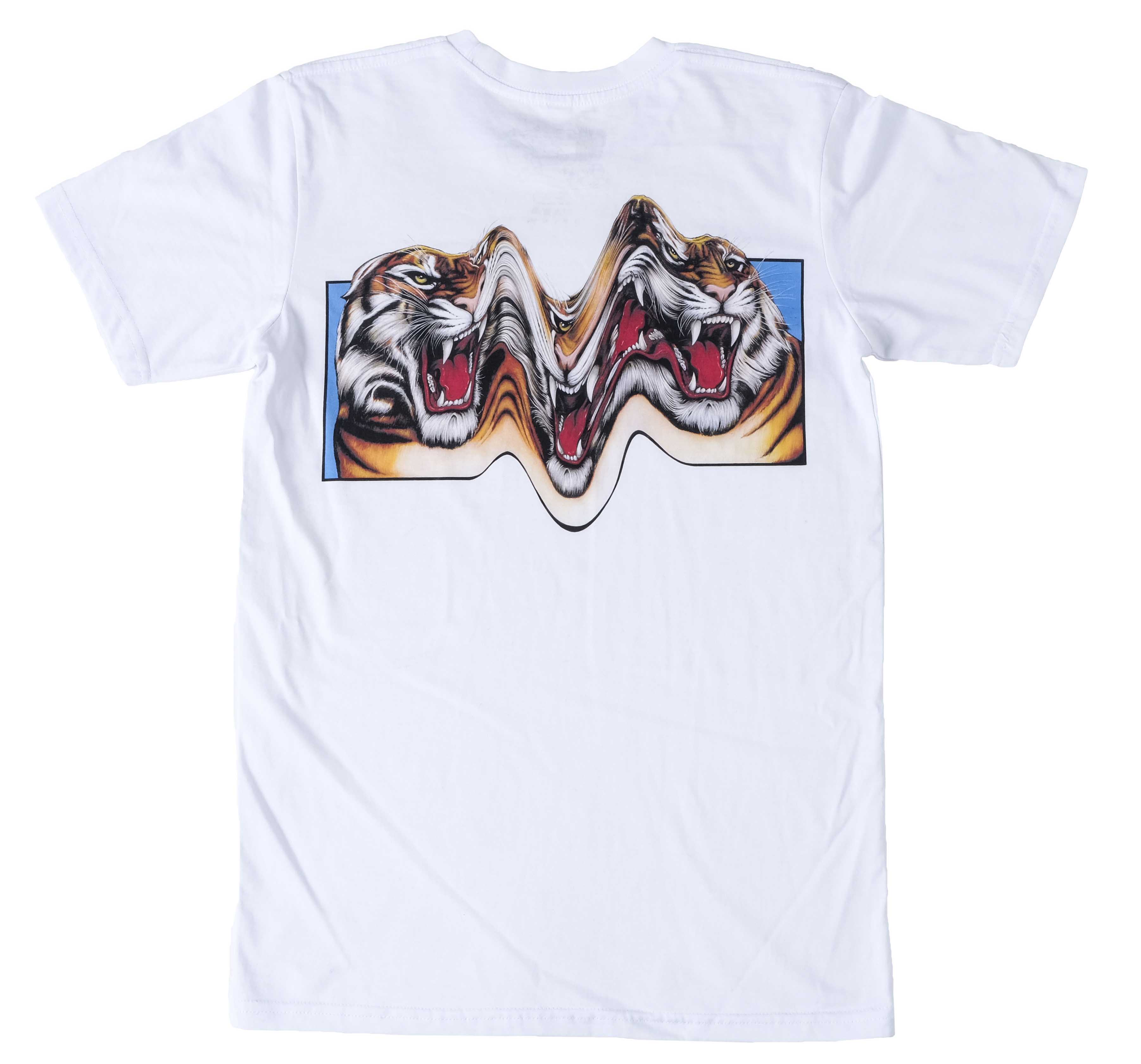 Trippy Tiger T-shirt - White - Image 5