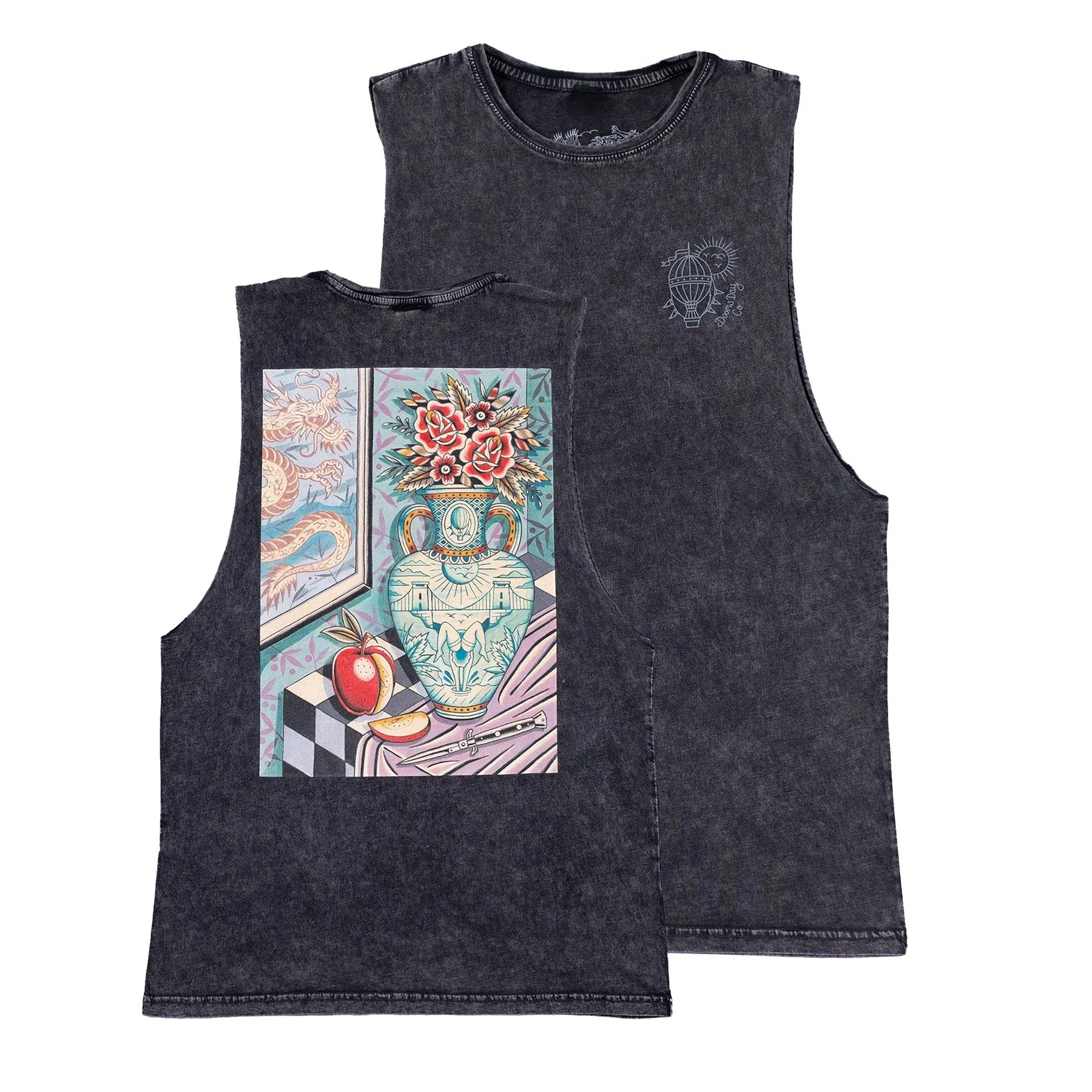 Vase Stressed Black Vest - Image 3